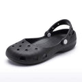 Sisfield comfortable knit ballet flats in black featuring memory foam footbed and adjustable strap