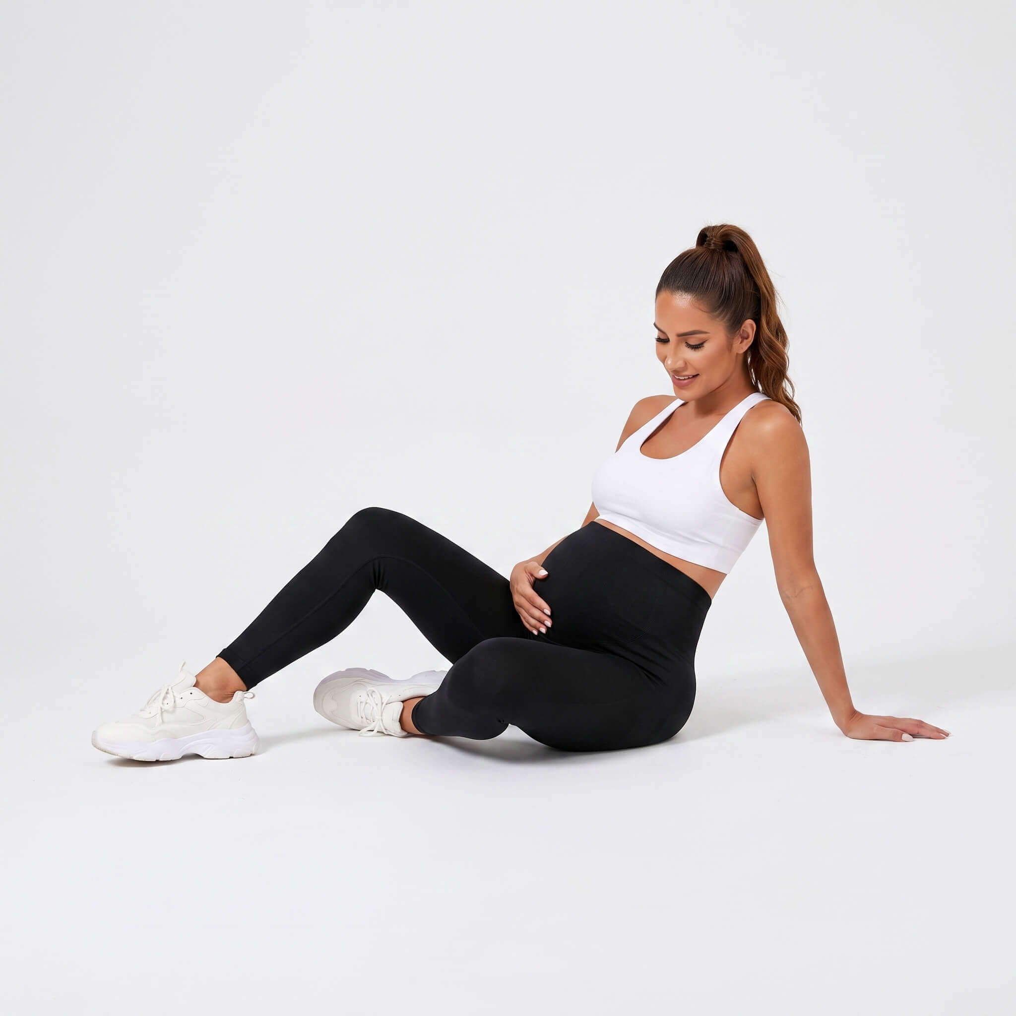 postpartum recovery leggings support band for moms