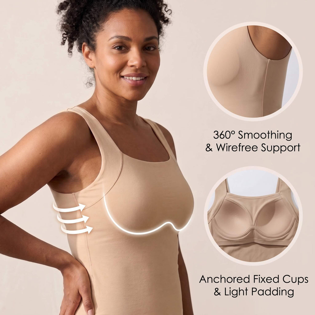 The Ease Comfort Seamless Bra Tank Top